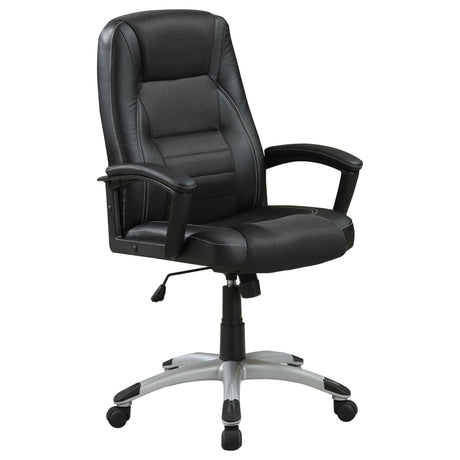 Dione Adjustable Height Office Chair Black | Coaster - 800209 - Home Elegance USA - 1