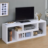 Bookcase / Tv Stand - Velma Convertible TV Console and Bookcase White | Coaster - 800330 - Home Elegance USA - 4