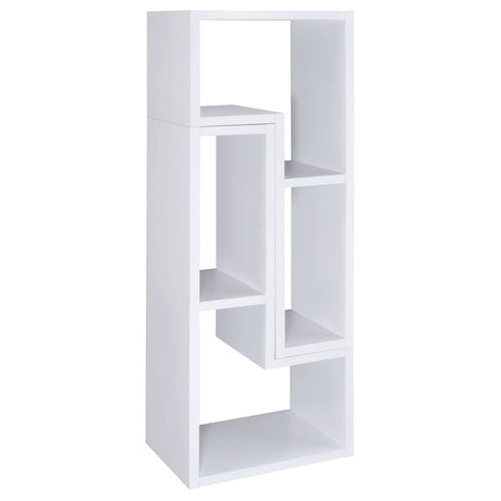 Bookcase / Tv Stand - Velma Convertible TV Console and Bookcase White