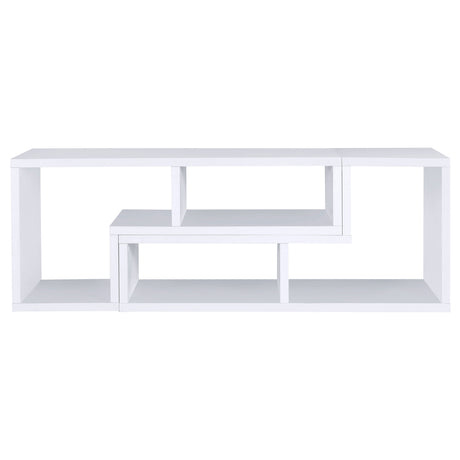 Bookcase / Tv Stand - Velma Convertible TV Console and Bookcase White