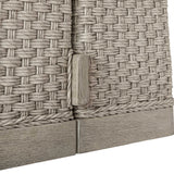 Harbor Herringbone Indoor-Outdoor Dining Table - Light Brown by Uttermost - View 8