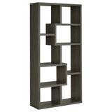 Bookcase - Theo 10-shelf Bookcase Weathered Grey