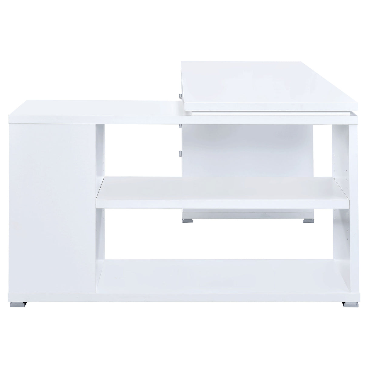 L-Shape Desk - Yvette L-shape Office Desk White