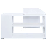 L-Shape Desk - Yvette L-shape Office Desk White