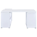 L-Shape Desk - Yvette L-shape Office Desk White