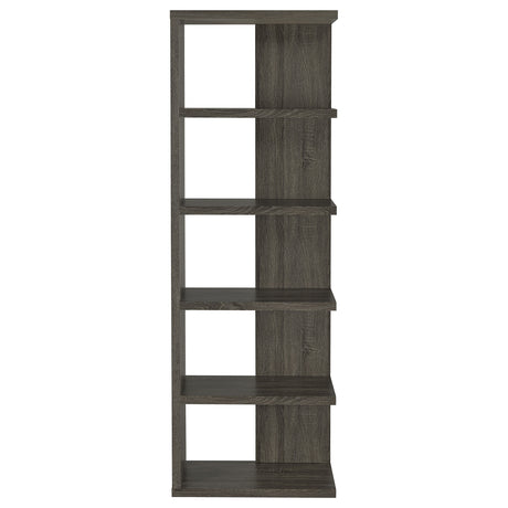 Bookcase - Harrison 5-tier Bookcase Weathered Grey