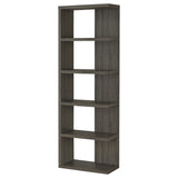 Bookcase - Harrison 5-tier Bookcase Weathered Grey