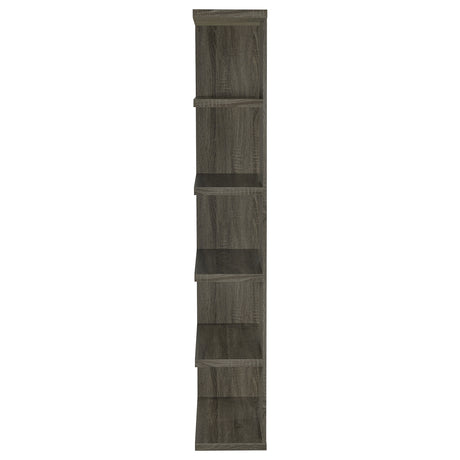 Bookcase - Harrison 5-tier Bookcase Weathered Grey