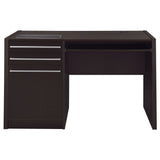 Computer Desk - Halston Rectangular Connect-it Office Desk Cappuccino