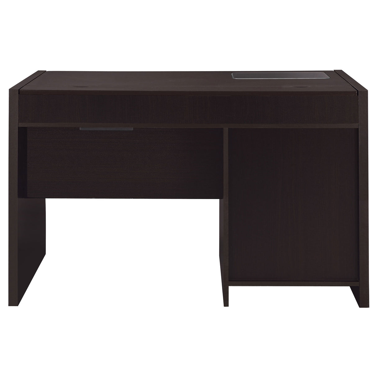 Computer Desk - Halston Rectangular Connect-it Office Desk Cappuccino