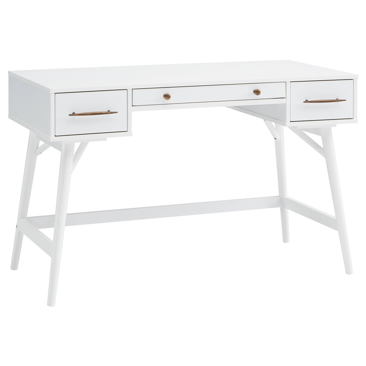 Writing Desk - Mugga 3-drawer Writing Desk White