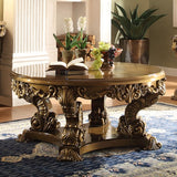HD-6935 Living Room Set | Luxury Silk Beige Upholstery Solid Wood Frame | Homey Design