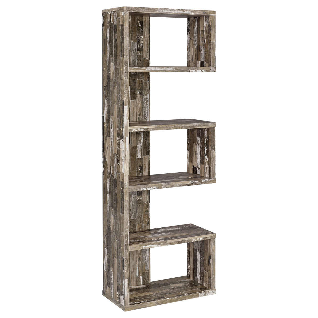 Bookcase - Joey 5-tier Bookcase Salvaged Cabin