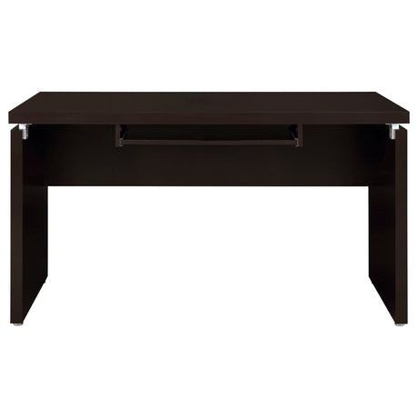 Skylar 2 - piece Home Office Set L - Shape Desk with File Cabinet Cappuccino | Coaster | Home Elegance USA