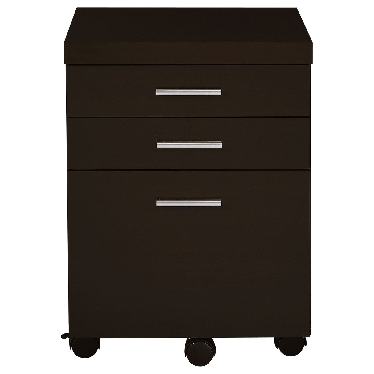 Skylar 2 - piece Home Office Set L - Shape Desk with File Cabinet Cappuccino - 800891 - S4 - image - 9