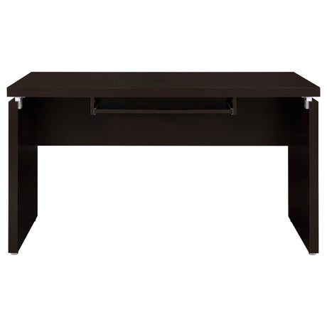L-Shape Desk - Skylar Engineered Wood L-Shape Computer Desk Cappuccino