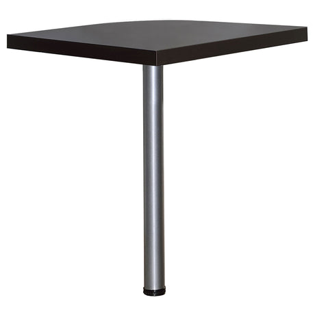 L-Shape Desk - Skylar Engineered Wood L-Shape Computer Desk Cappuccino