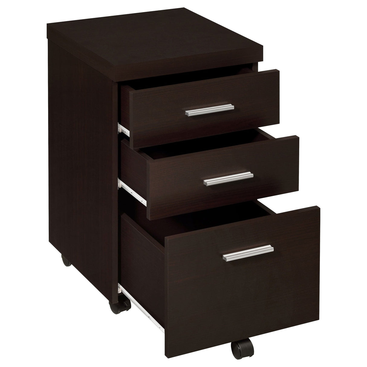 3 Pc Desk Set - Skeena 3 - piece Home Office Set Cappuccino - 800901 - S3 - image - 9