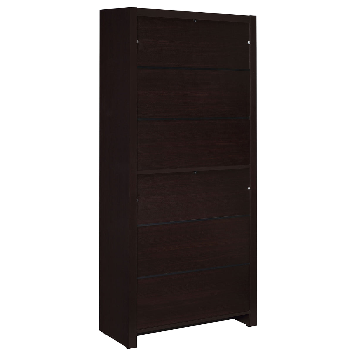 Bookcase - Skylar 5-shelf Bookcase with Storage Drawer Cappuccino