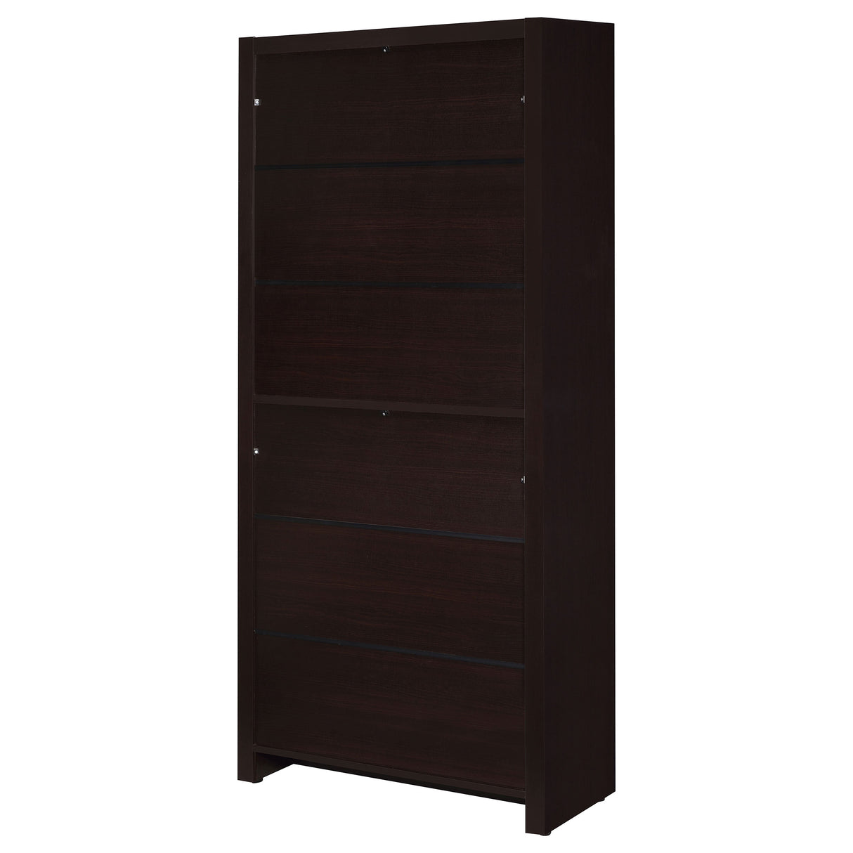 Bookcase - Skylar 5-shelf Bookcase with Storage Drawer Cappuccino