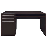 Computer Desk - Halston 3-drawer Connect-it Office Desk Cappuccino