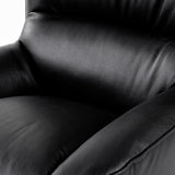 Modrest Theo - Modern Black Leather Accent Chair