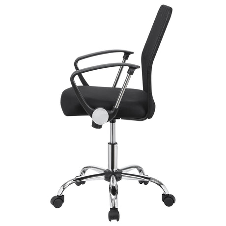 Office Chair - Gerta Office Chair with Mesh Backrest Black and Chrome