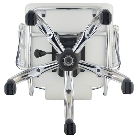 Office Chair - Himari Adjustable Height Office Chair White and Chrome