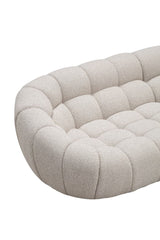 Yolonda Modern Beige Curved Sectional Sofa Divani Casa  Close View - Vig Furniture - Home Elegance USA