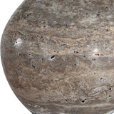Jaycee Dark Travertine Buffet Lamp Brass / Gold / Gray - Bronze / Gray by Uttermost - View 6