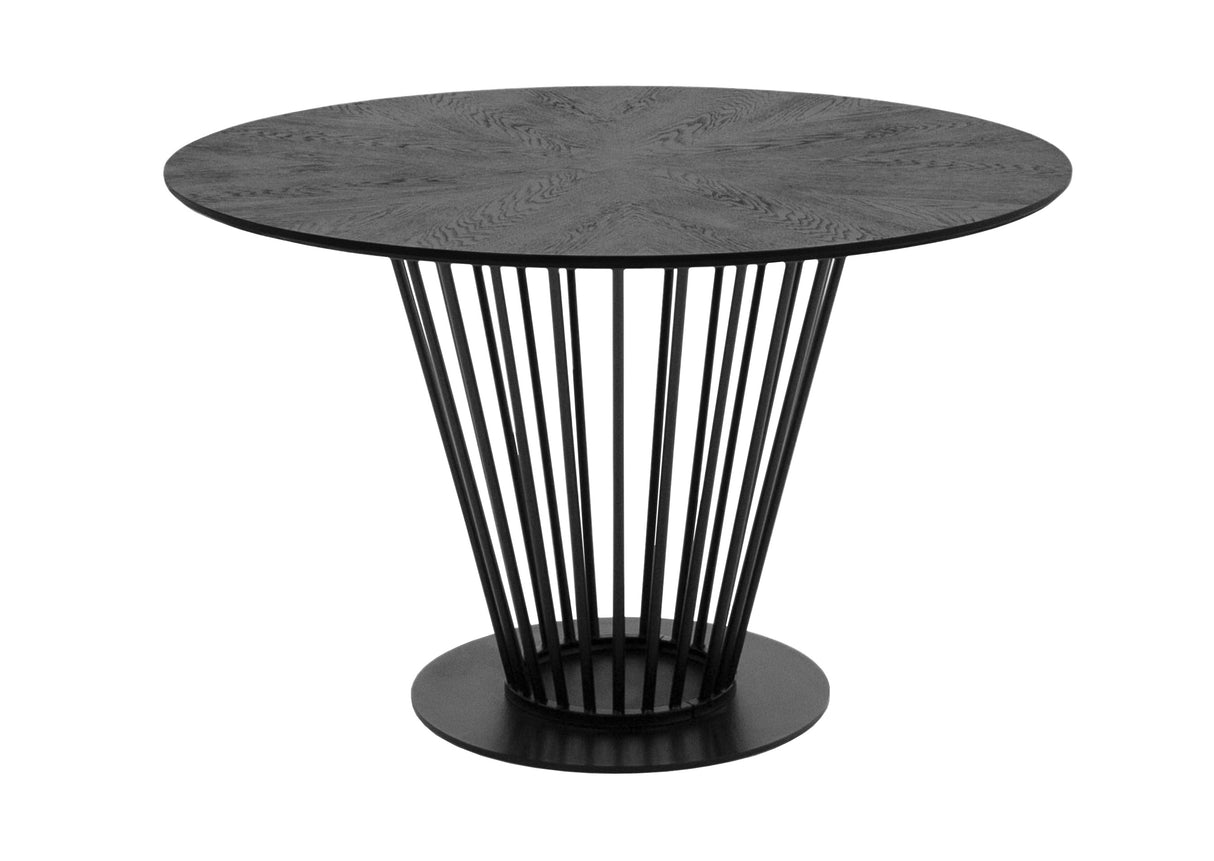 Conroy + Luzerne - Modern Black + Pink Dining Table Set - View Image 1