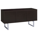 Credenza - Lawtey 5 - drawer Credenza with Adjustable Shelf Cappuccino | Coaster | Home Elegance USA