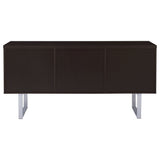 Credenza - Lawtey 5 - drawer Credenza with Adjustable Shelf Cappuccino | Coaster | Home Elegance USA