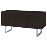 Credenza - Lawtey 5 - drawer Credenza with Adjustable Shelf Cappuccino | Coaster | Home Elegance USA