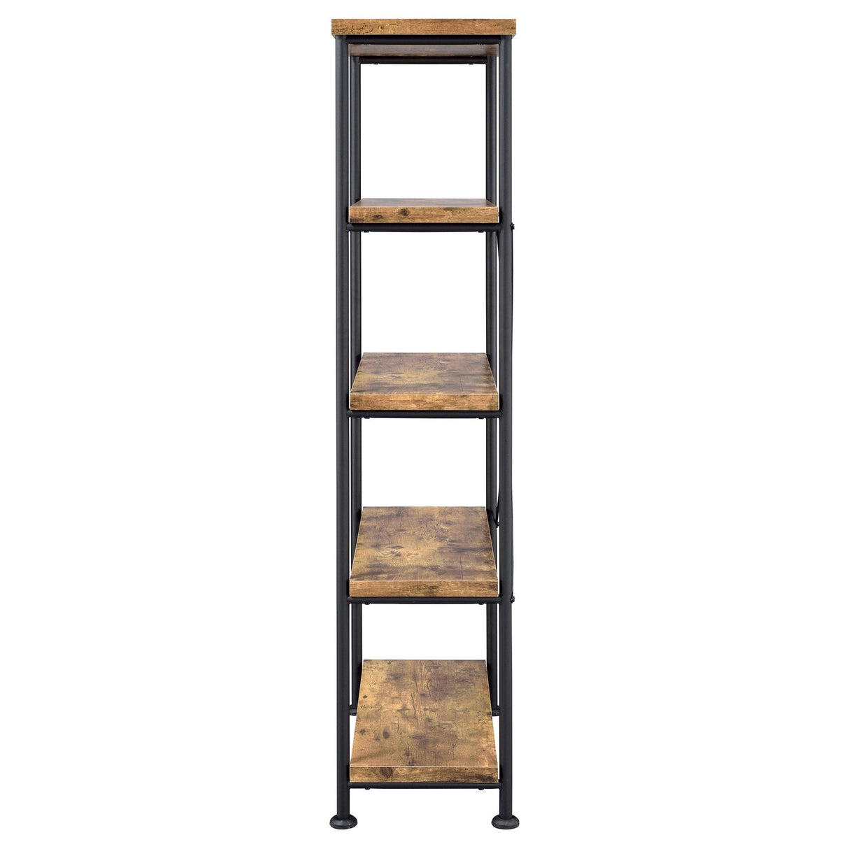 Analiese 4 - shelf Bookcase Antique Nutmeg | Coaster - 801542 - Home Elegance USA - 5