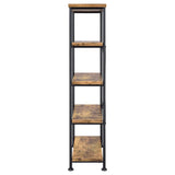 Analiese 4 - shelf Bookcase Antique Nutmeg | Coaster - 801542 - Home Elegance USA - 5