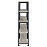 Analiese 4 - shelf Open Bookcase Grey Driftwood | Coaster - 801544 - Home Elegance USA - 5