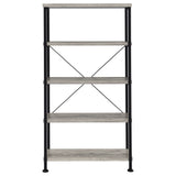 Bookcase - Analiese 4-shelf Bookcase Grey Driftwood