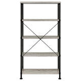 Bookcase - Analiese 4-shelf Bookcase Grey Driftwood