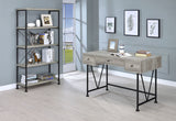 Analiese 4 - shelf Bookcase Grey Driftwood | Coaster - 801546 - Home Elegance USA - 10