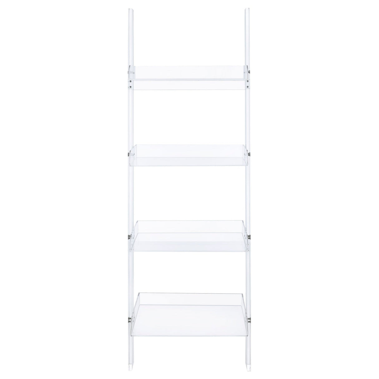 Amaturo 4 - shelf Ladder Bookcase Clear | Coaster - 801553 - Home Elegance USA - 8