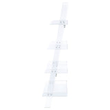 Amaturo 4 - shelf Ladder Bookcase Clear | Coaster - 801553 - Home Elegance USA - 7