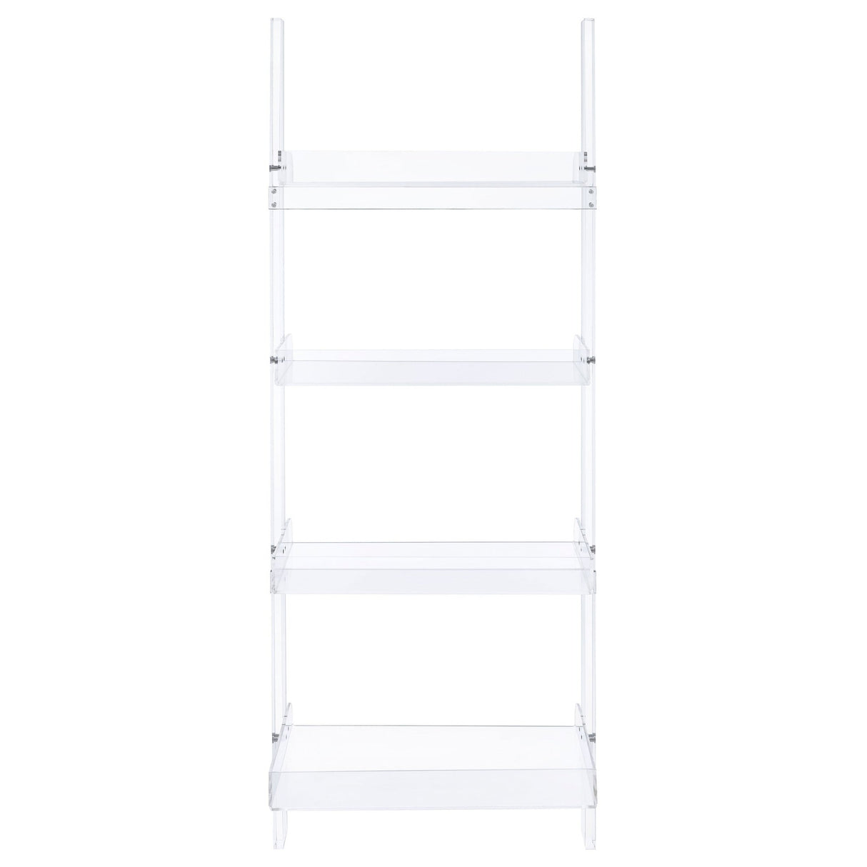 Amaturo 4 - shelf Ladder Bookcase Clear | Coaster - 801553 - Home Elegance USA - 5