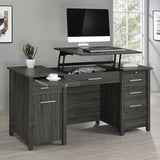 Lift Top Computer Desk - Dylan 4-drawer Lift Top Office Desk