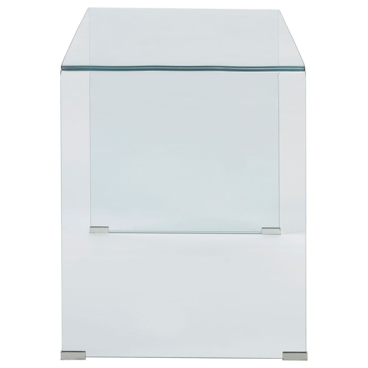 Writing Desk - Ripley Glass Writing Desk Clear