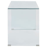 Writing Desk - Ripley Glass Writing Desk Clear