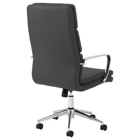 Office Chair - Ximena High Back Upholstered Office Chair Black