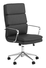 Office Chair - Ximena High Back Upholstered Office Chair Black