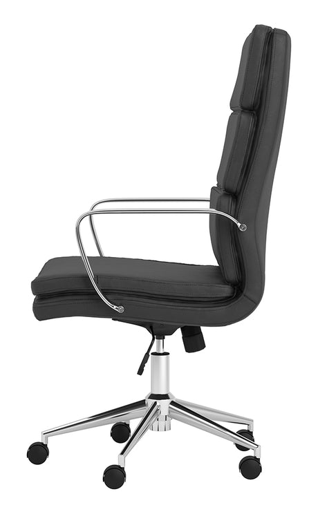 Office Chair - Ximena High Back Upholstered Office Chair Black