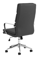 Office Chair - Ximena High Back Upholstered Office Chair Black